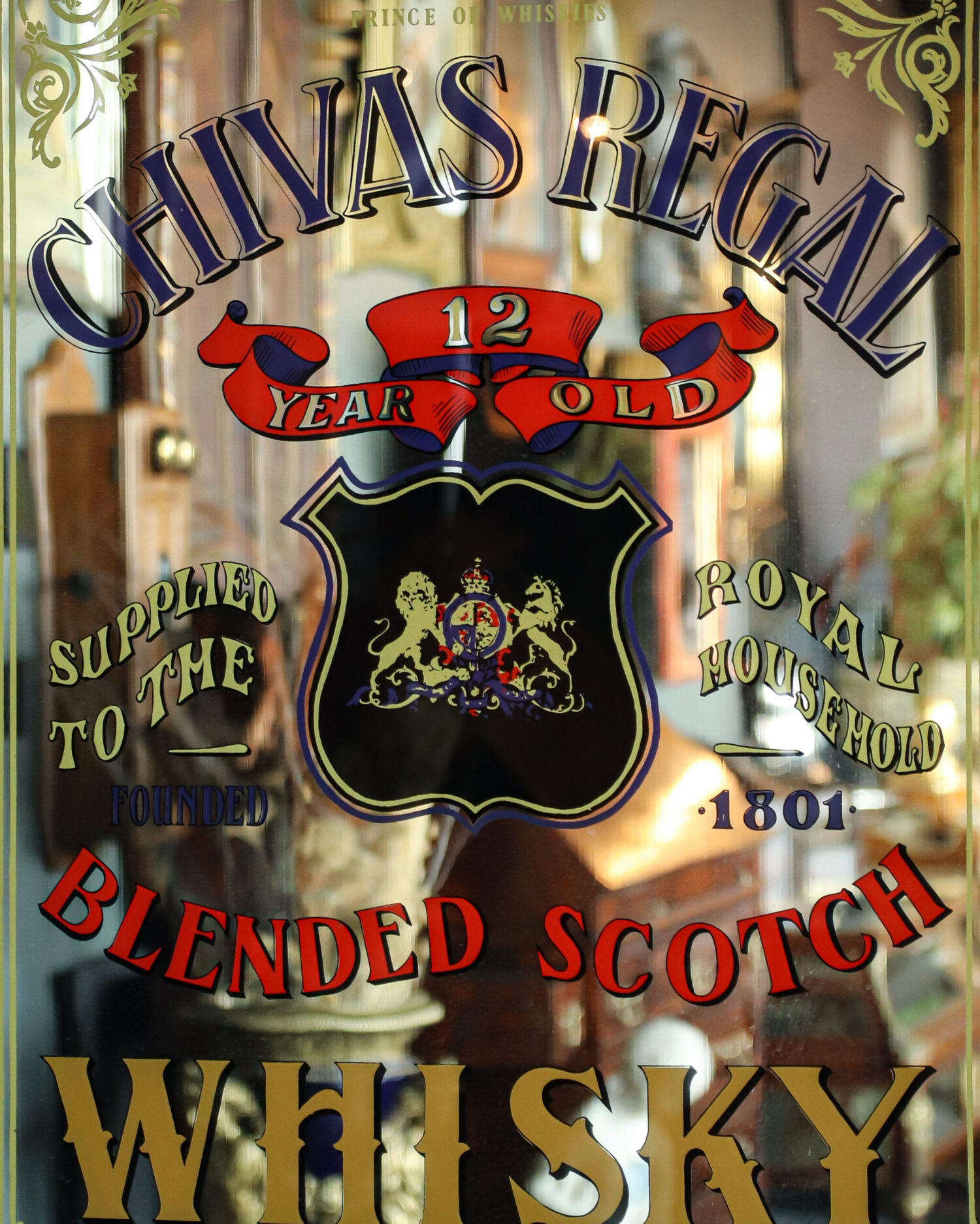 Chivas Regal Cam Altı Boyama Ayna - Görsel 2