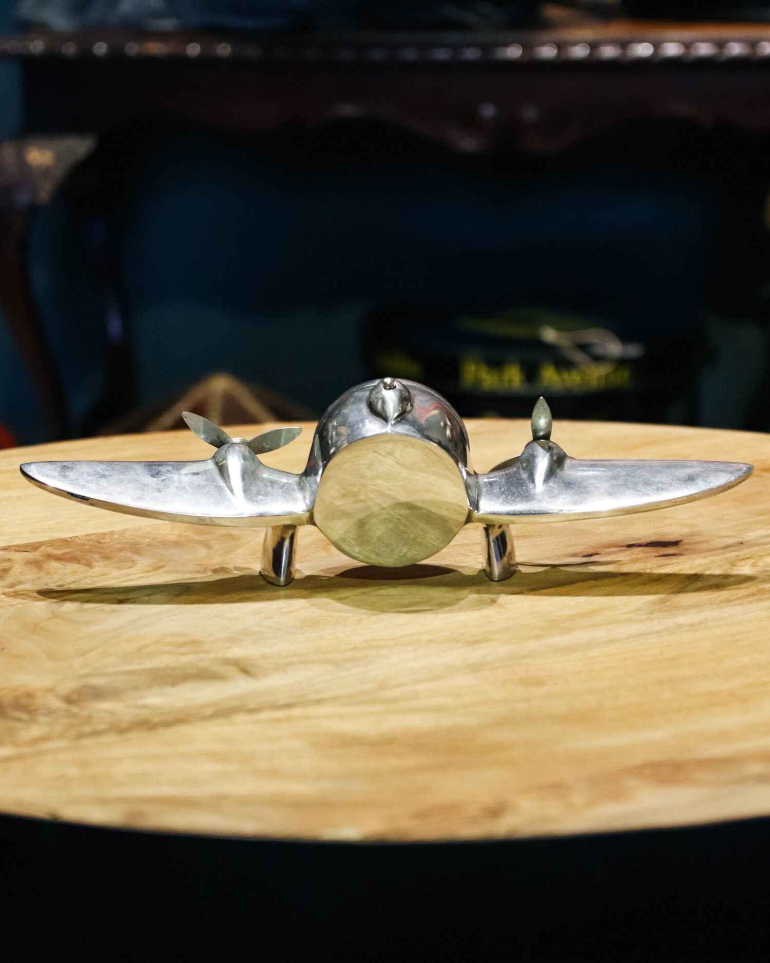 Art Deco Flight Clock - Görsel 3