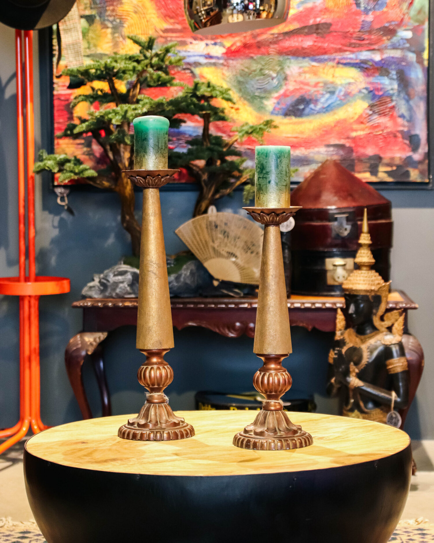 Maitland Smith Büyük Şamdanlar - Görsel 1