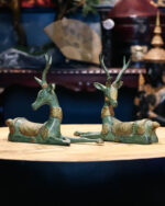 Bronz Geyik Heykelleri - Çift - Kod 2664