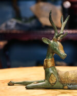 Bronz Geyik Heykelleri - Çift - Kod 2664