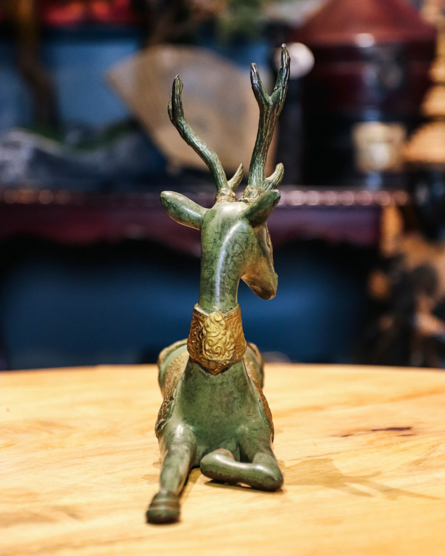 Bronz Geyik Heykelleri - Çift - Görsel 5