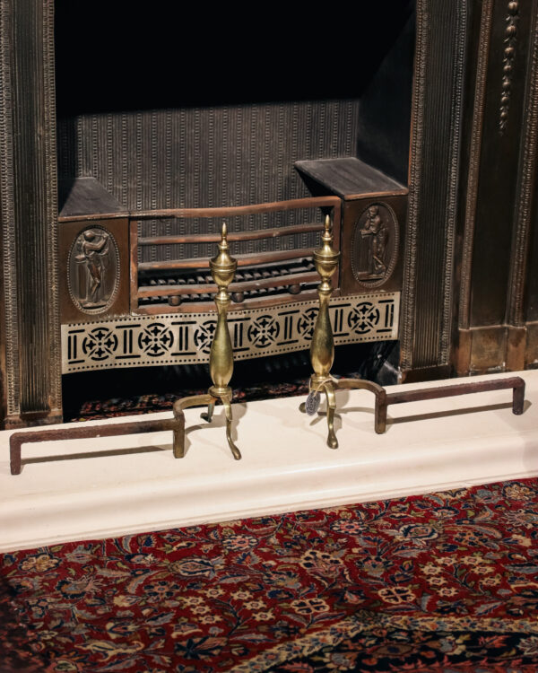 Pirinç Andiron - Şömine Sehpası - Kod 1734