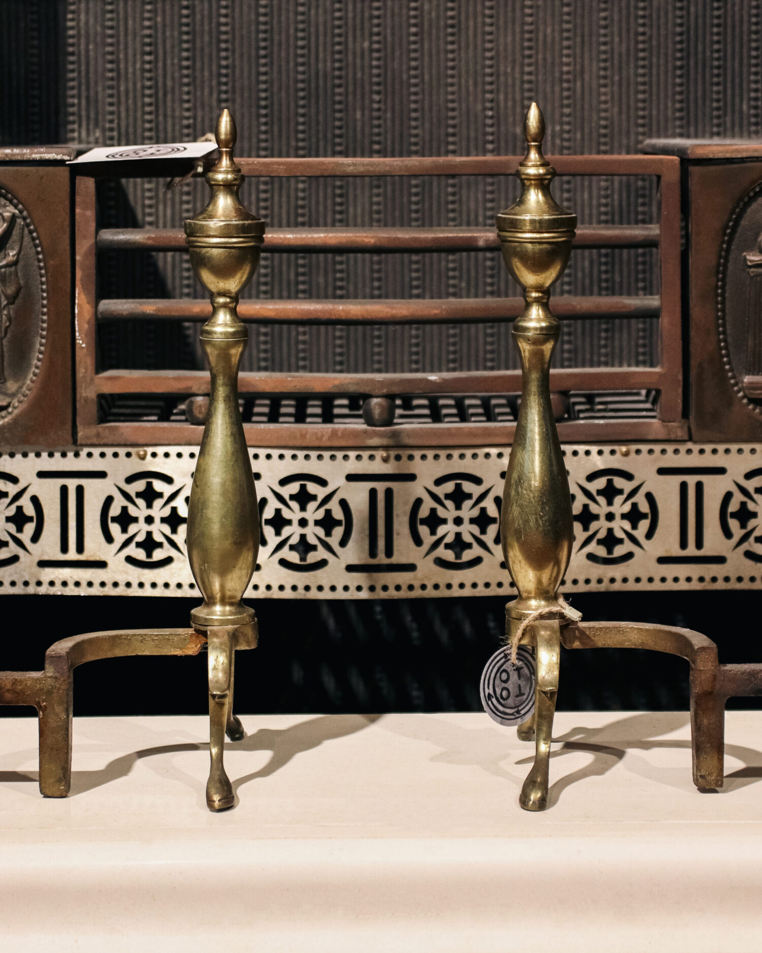 Pirinç Andiron - Şömine Sehpası - Görsel 3