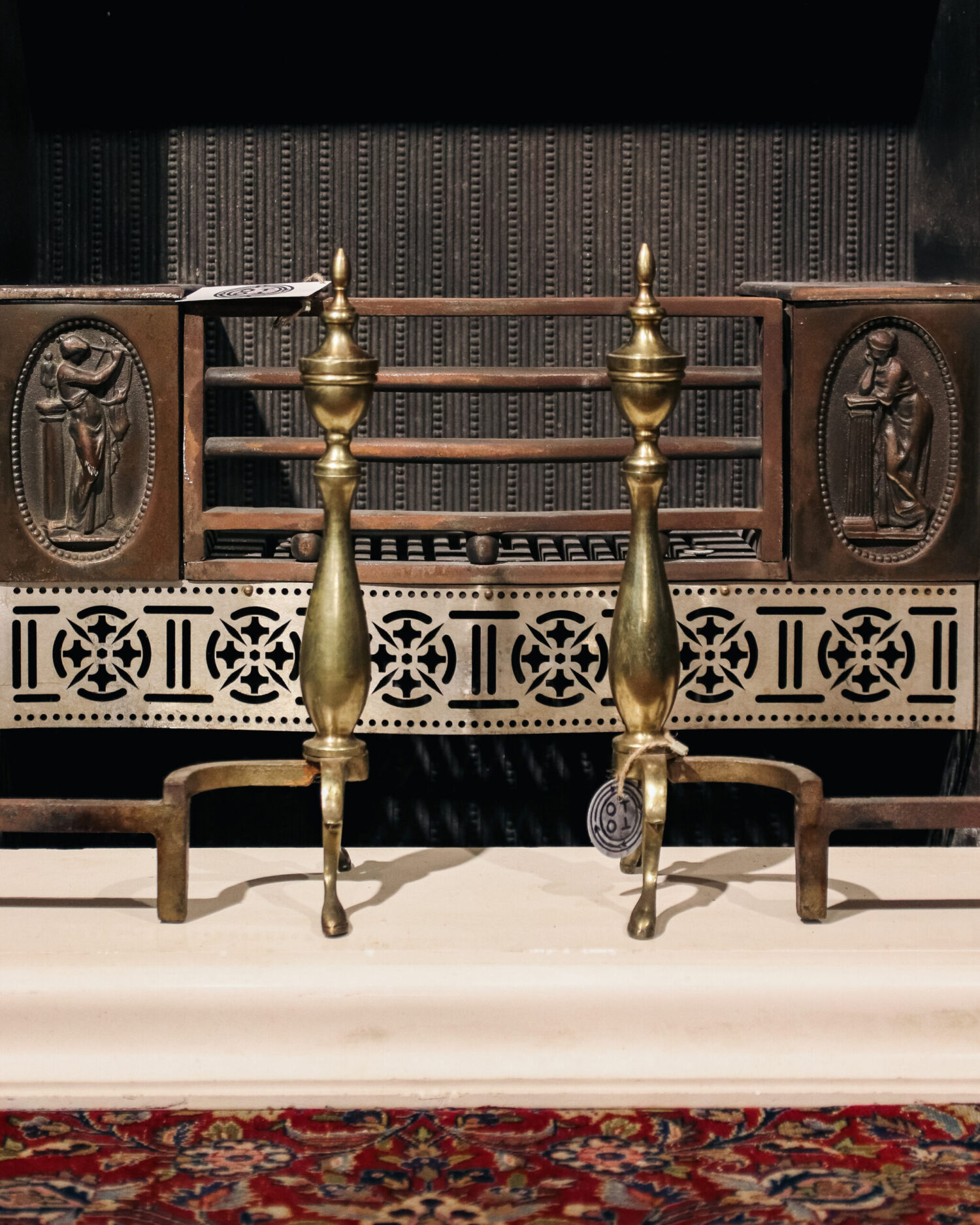 Pirinç Andiron - Şömine Sehpası - Görsel 1