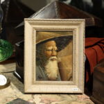 Yaprak Üzeri Boyama Vintage Tablo