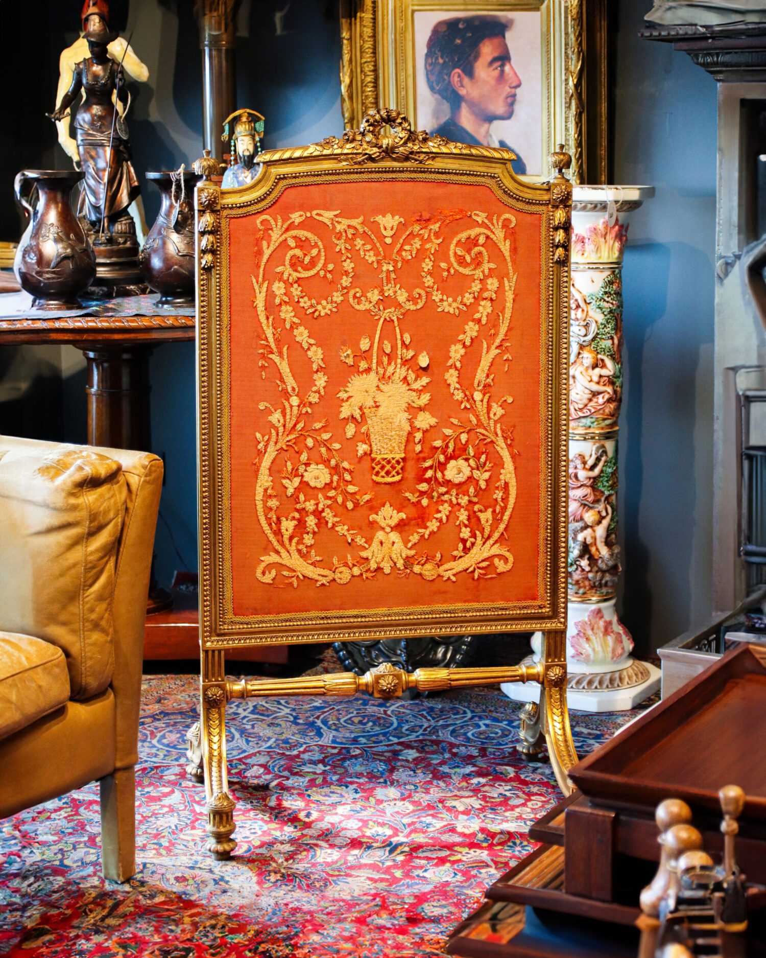 Louis XVI Stili Şömine Perdesi - Görsel 1