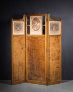 Gravürlü Fransız Paravan - Görsel 6