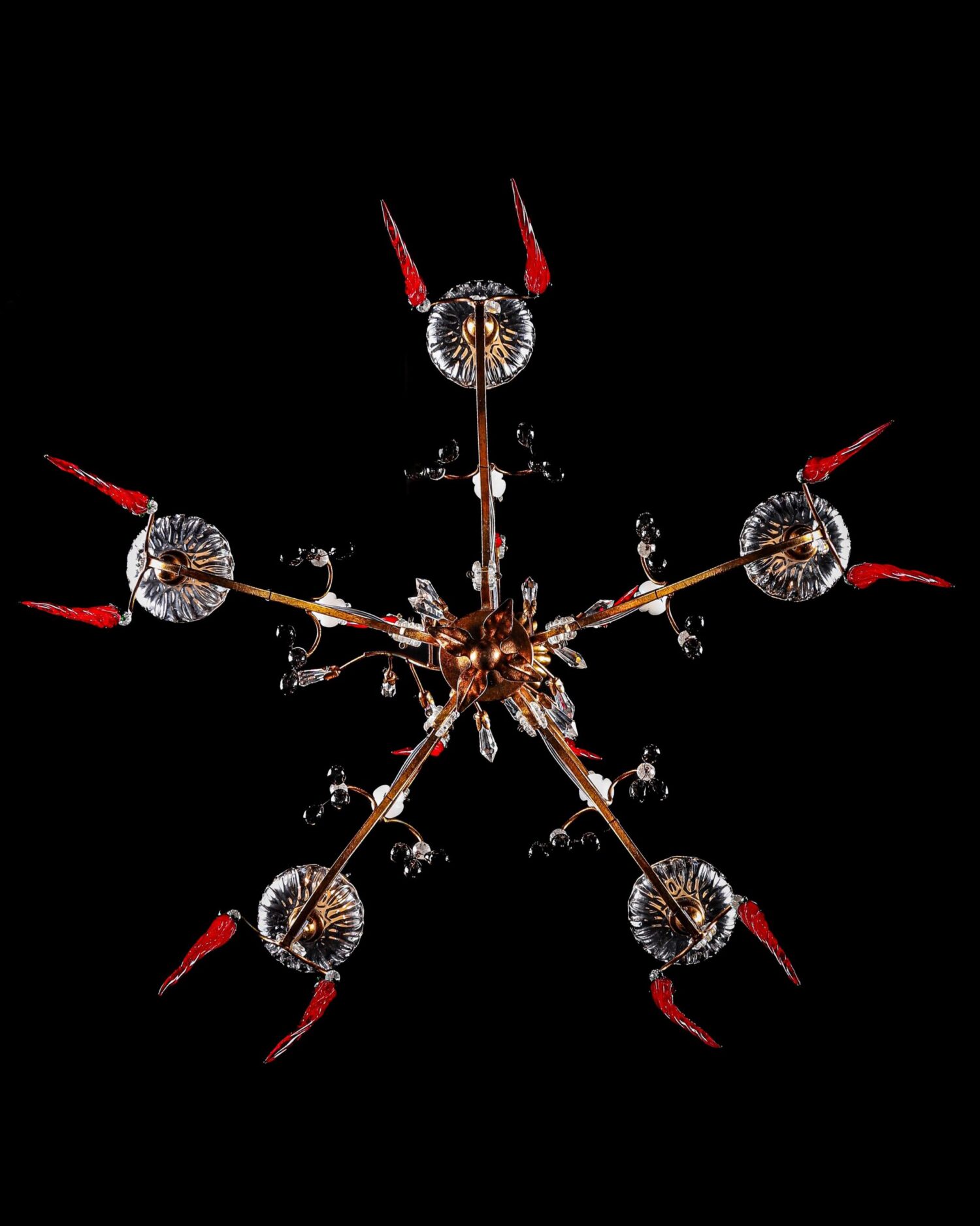 Murano Biberli Tredici Avize - Görsel 7