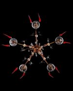 Murano Biberli Tredici Avize - Görsel 7