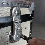 Deri Perçinli Valiz - Büyük - Görsel 3