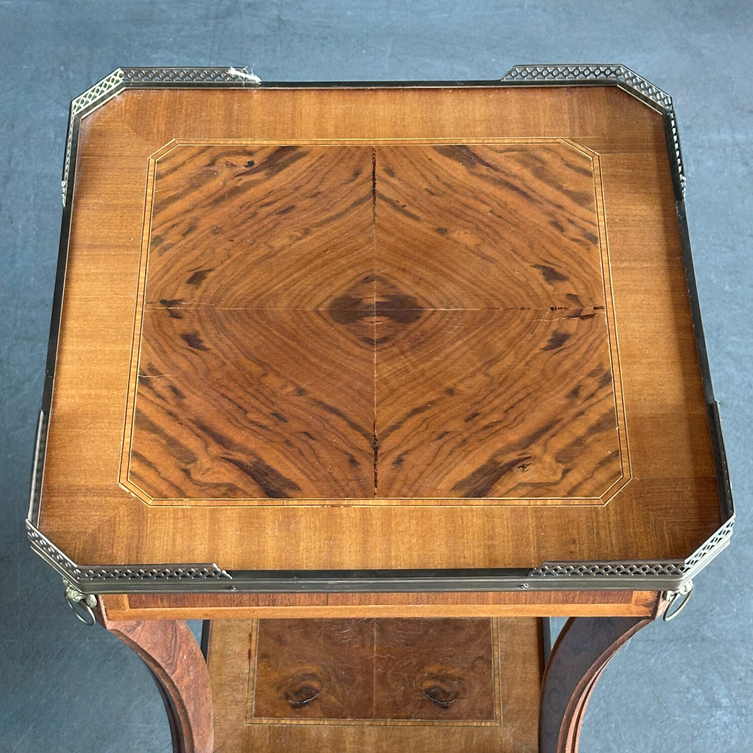 Pirinç Kenarlı Sehpalar - Çift - Görsel 3