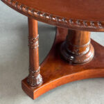 Sütun Ayaklı Maun Masa - Görsel 2