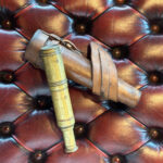 Deri Kılıflı Pirinç Teleskop