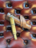 Deri Kılıflı Pirinç Teleskop