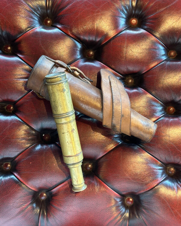 Deri Kılıflı Pirinç Teleskop - Kod 3888