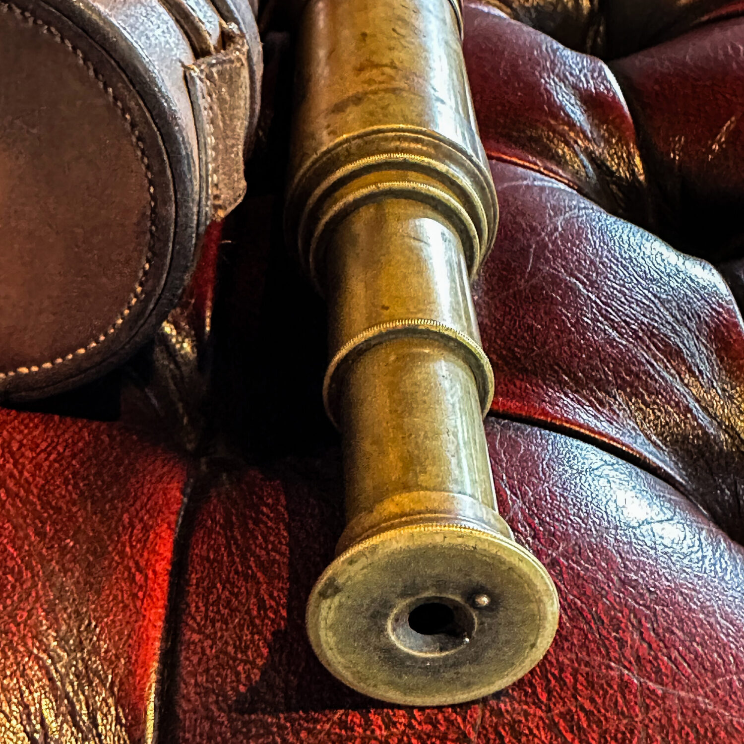 Deri Kılıflı Pirinç Teleskop - Görsel 3