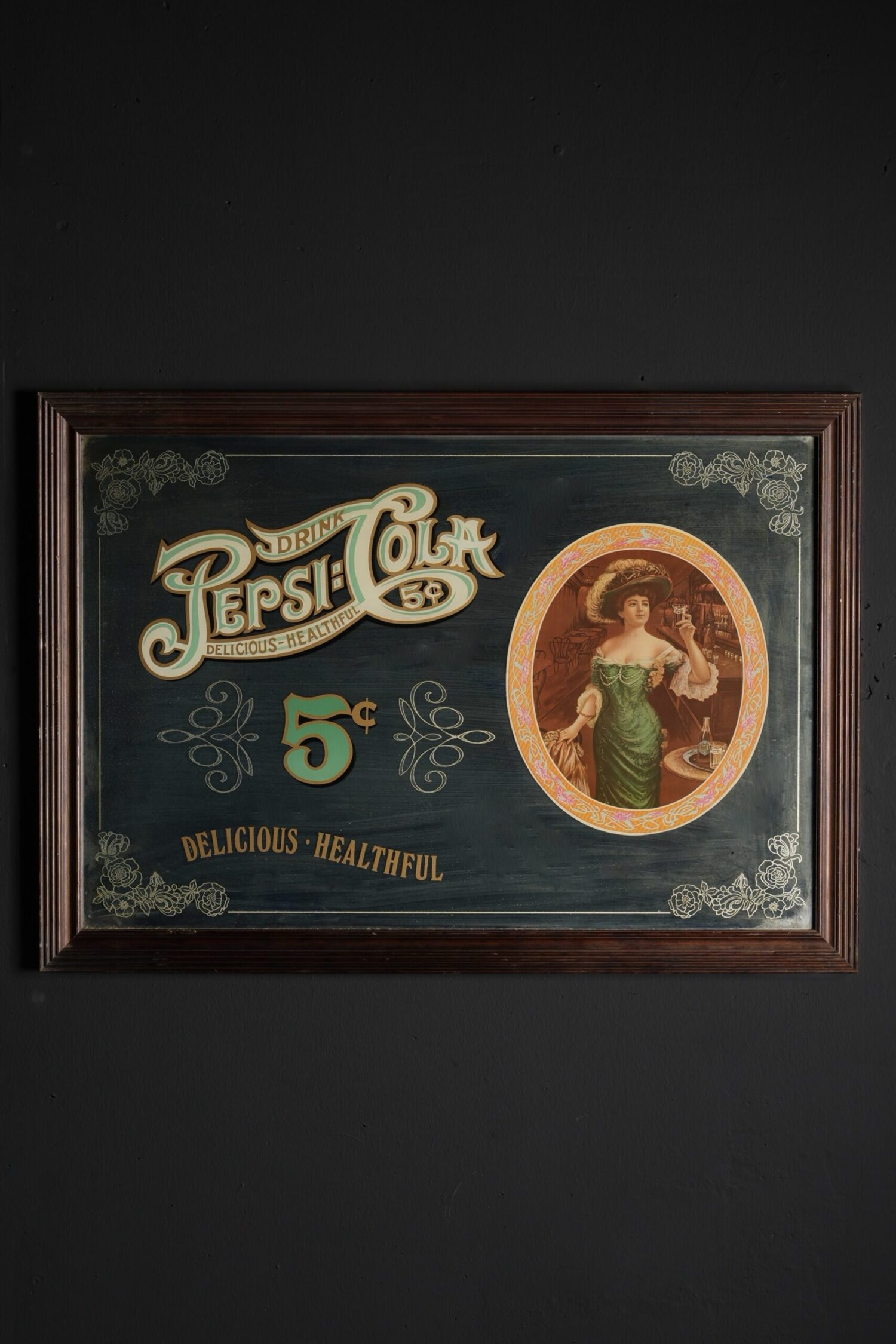 Pepsi-Cola Cam Altı Boyama Ayna - Görsel 1