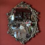 Metal Çerçeveli Oval Ayna
