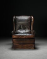 Koyu Kahverengi Deri Berjer - Görsel 2