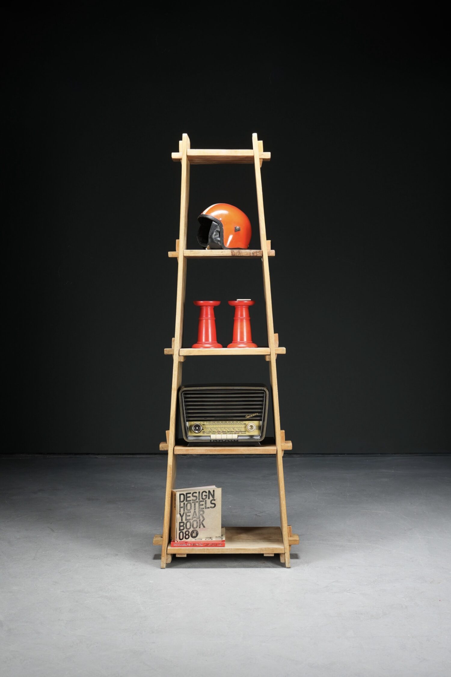 Masif Rustik Raf Ünitesi - Görsel 1