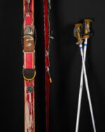 Vintage Kırmızı Kayak Takımı