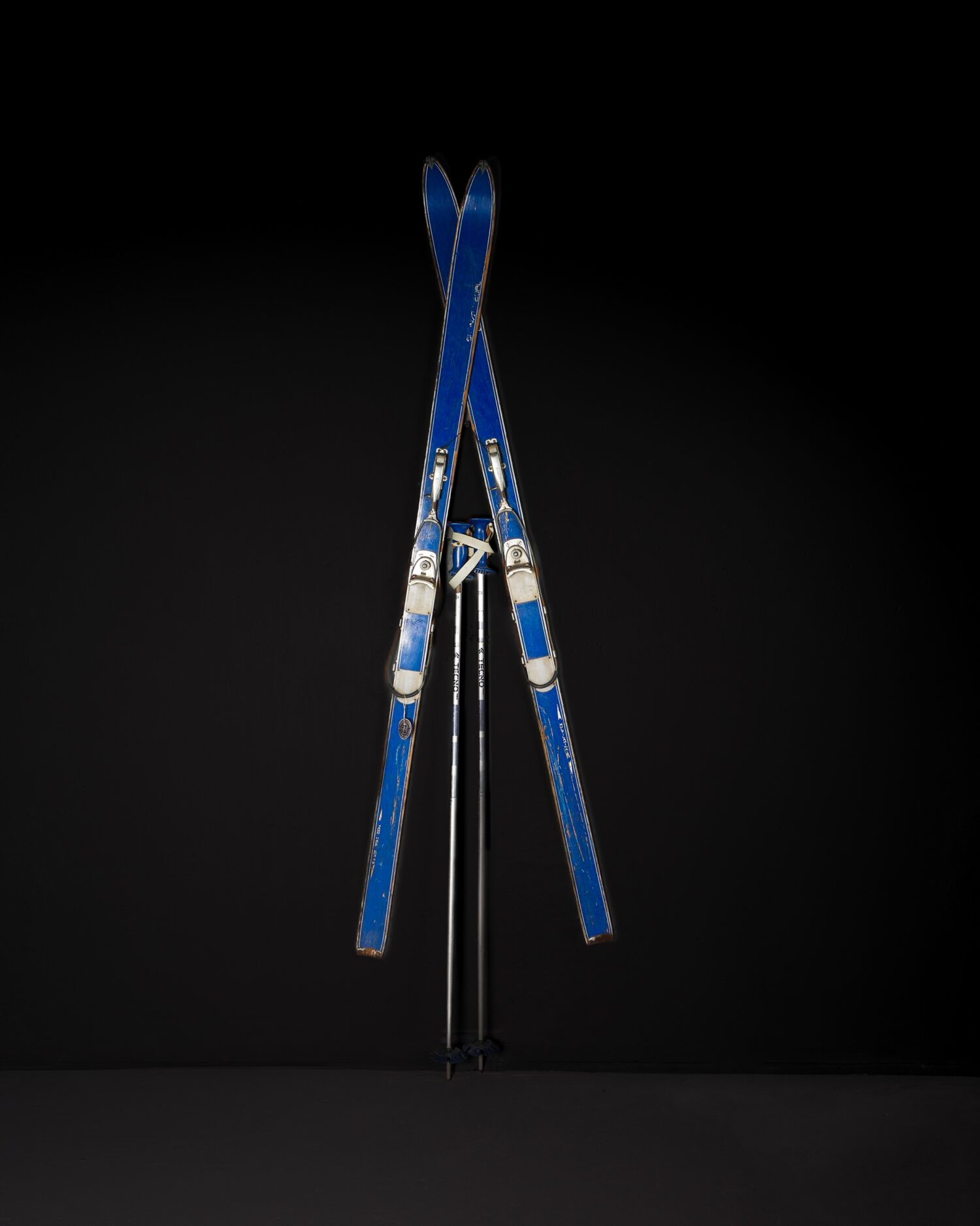 Vintage Mavi Kayak Takımı - Görsel 2