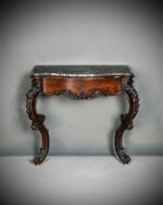 Mermer Tablalı Rokoko Duvar Konsolu