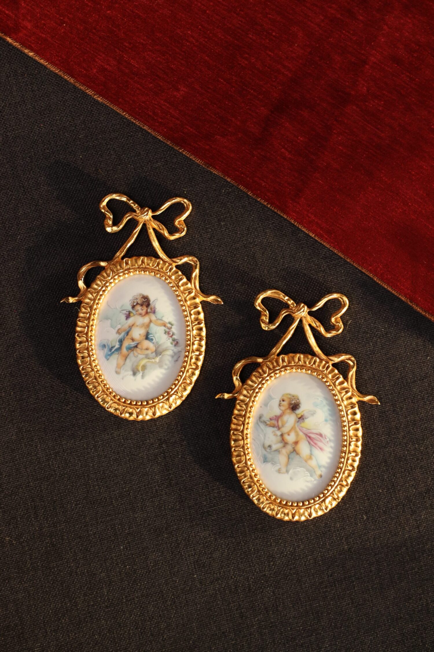 Melekli Duvar Süsleri - Çift - Görsel 1