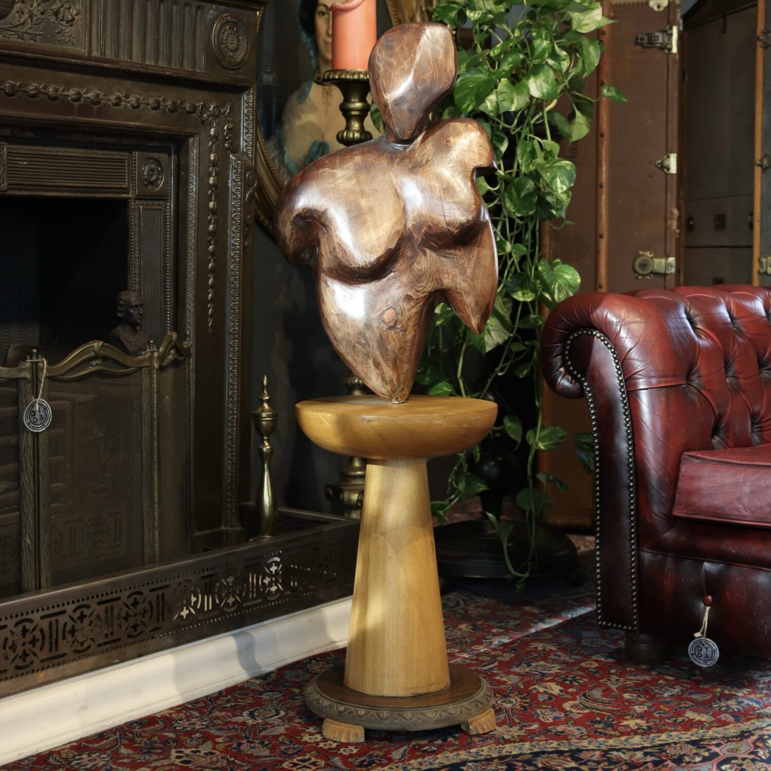 Kaideli Ahşap Kadın Heykeli - Görsel 2