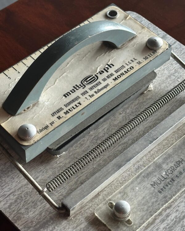 Vintage Kaşe Aleti - Mullygraph - Kod 2920