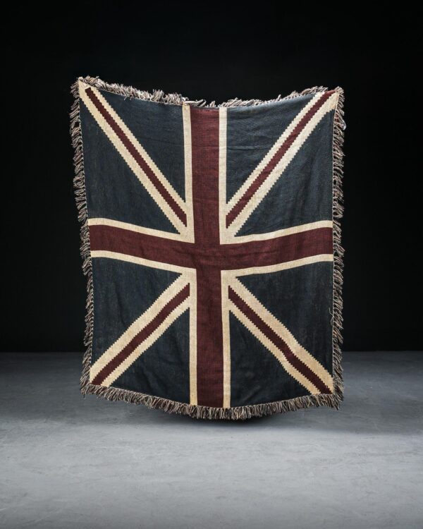 Union Jack Örgü Battaniye - Kod 3663