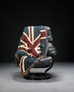 Union Jack Örgü Battaniye