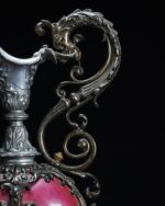 Antika Bronz ve Cam Sürahi - Görsel 4