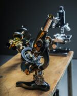 Antika Mikroskop Seti - Görsel 3