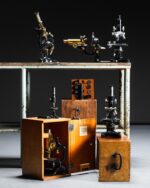 Antika Mikroskop Seti - Görsel 4