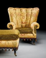 İstiridye Sırtlı Büyük Koltuk & Puf - Provasi, Italy - Görsel 2