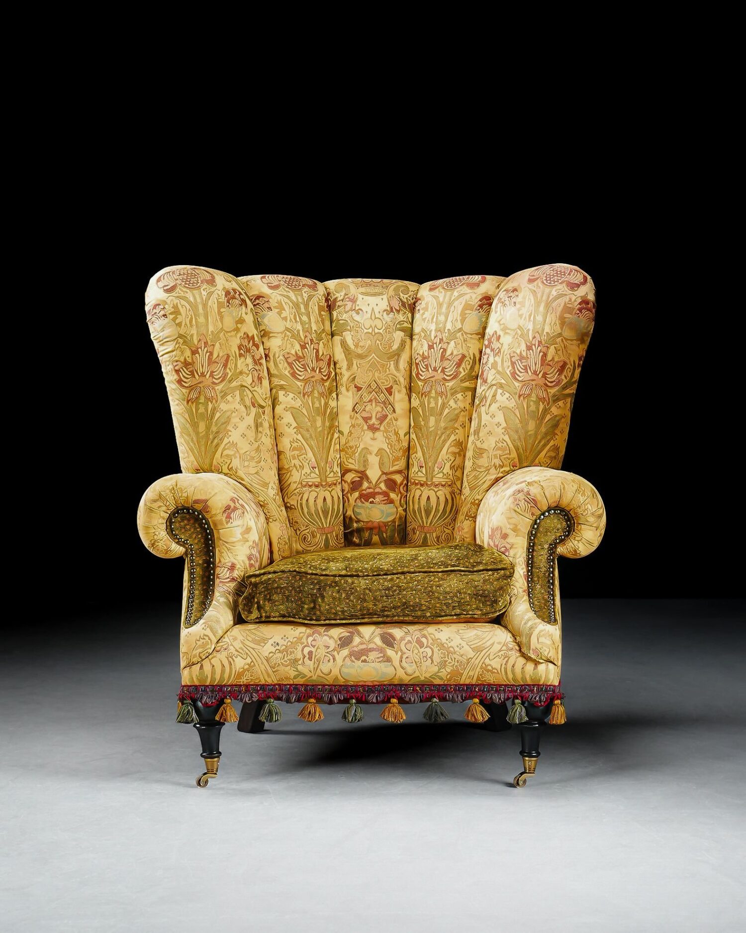 İstiridye Sırtlı Büyük Koltuk & Puf - Provasi, Italy - Görsel 3