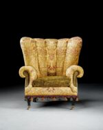 İstiridye Sırtlı Büyük Koltuk & Puf - Provasi, Italy - Görsel 3