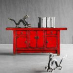 Kırmızı Çin Dolabı
