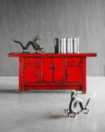 Kırmızı Çin Dolabı