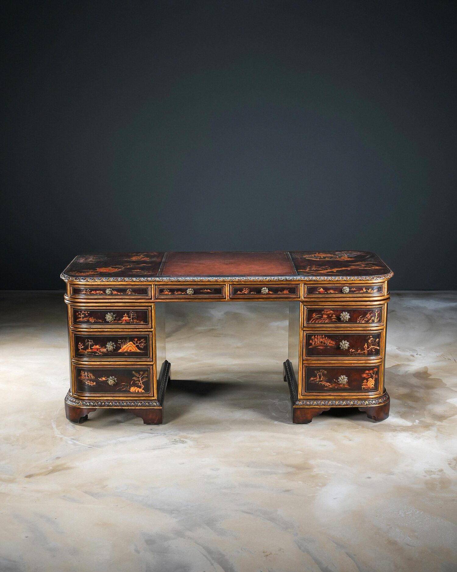 Theodore Alexander Chinoiserie Desk - Görsel 2