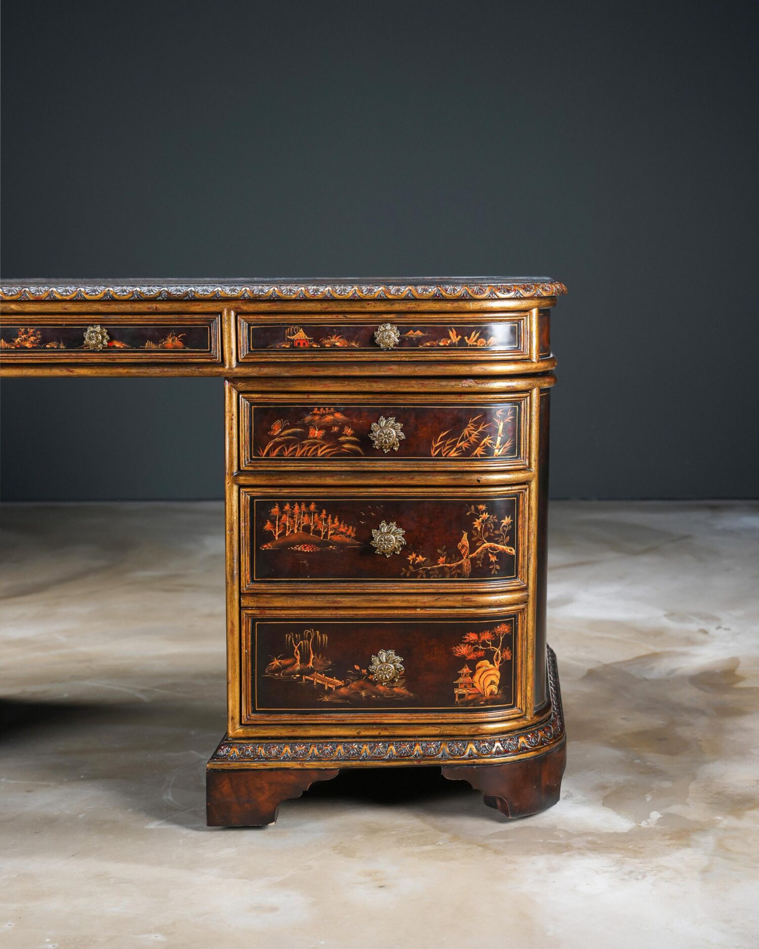 Theodore Alexander Chinoiserie Desk - Görsel 5