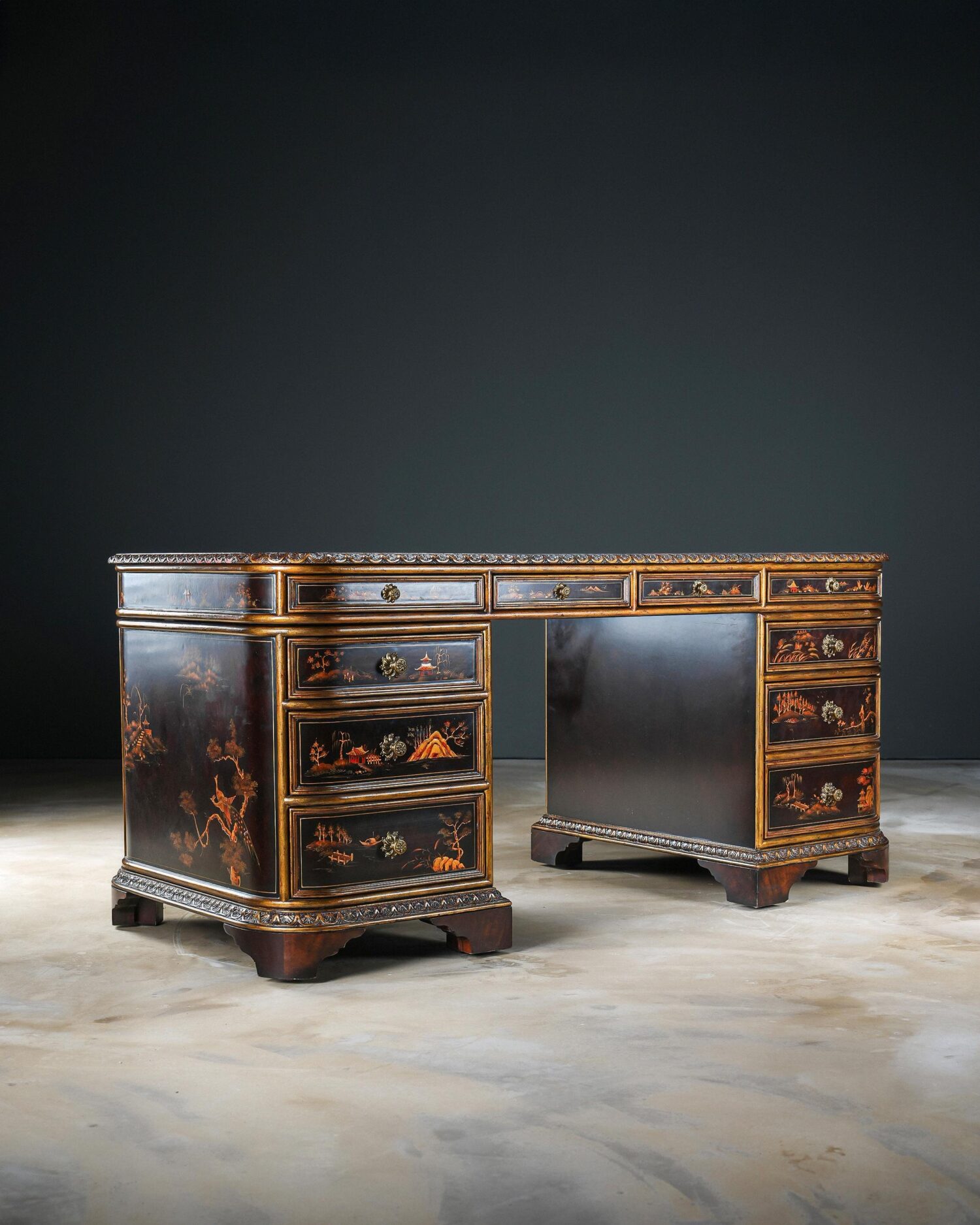 Theodore Alexander Chinoiserie Desk - Görsel 7