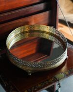 Yuvarlak Cam Tepsi - Görsel 3