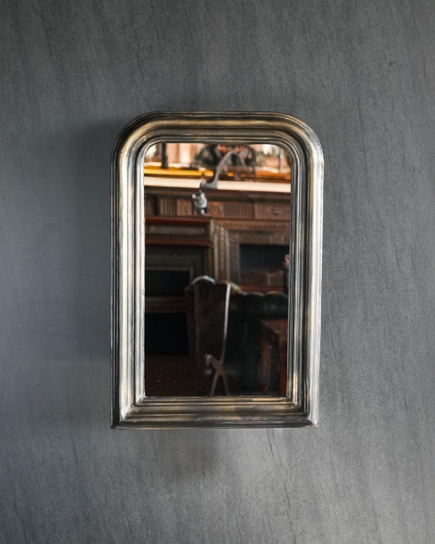 Bronz Yaldızlı Dikey Ayna - Görsel 1