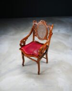 Hazeran Sırtlı Antika Koltuk - Görsel 3