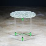 Yuvarlak Mozaik Sehpa