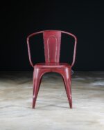 Kiremit Rengi Endüstriyel Sandalyeler - Çift - Görsel 2