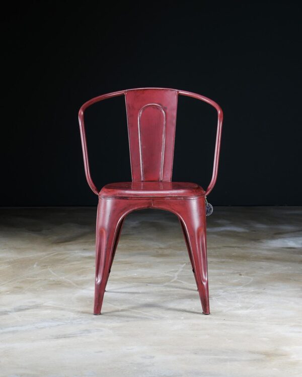 Kiremit Rengi Endüstriyel Sandalyeler - Çift - Kod 4158